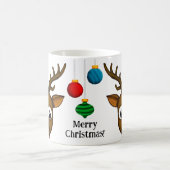 Niedlich Frohe Weihnachts-Rentier Kaffeetasse (Mittel)