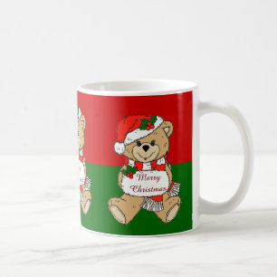 Niedlich frohe Weihnachtsbären Kaffeetasse