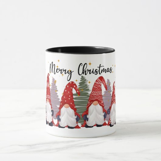 Niedlich Frohe Weihnachtsgnomes Tasse (Zentrum)
