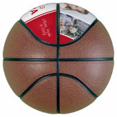 Niedlich frohe Weihnachtsgroßvater 3 FotoCollage Basketball (Rechts)