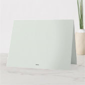 Niedlich frohe Weihnachtskarte, Frohe Weihnachtska Karte (Rückseite)