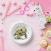 Niedlich fröhliche Tortoise Paper Bowls Pappteller (Party)