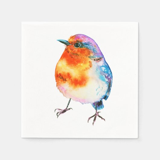 Niedlich fröhliche Weihnachtsrobbe Serviette (Vorderseite)