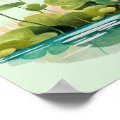 Niedlich Frosch Birthday Party Poster (Ecke)