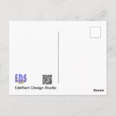 Niedlich Frosch DIY Postkarte (Rückseite)