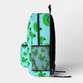 Niedlich Frosch Kids School Bedruckter Rucksack (Rechts)