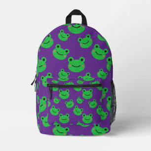 Niedlich Frosch Kids School Bedruckter Rucksack
