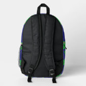 Niedlich Frosch Kids School Bedruckter Rucksack (Rückseite)