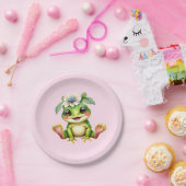 Niedlich Frosch Kindergeburtstag Party Pappteller (Party)