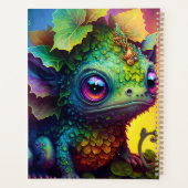 Niedlich Frosch Monster Fantasy Art Planner Planer (Rückseite)
