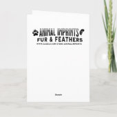 Niedlich Frosch-Themenjubiläum Karte (Rückseite)