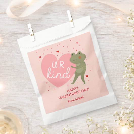 Niedlich Frosch Valentine Geschenktütchen (Ausgeschnitten)
