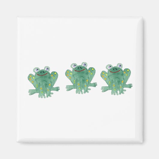 Niedlich Froschmagnet Magnet (Vorne)