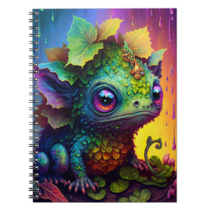 Niedlich Froster Monster Fantasy Art Notebook Notizblock
