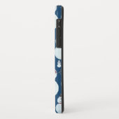 Niedlich Frosty Blue Snowman Wasserfarbmuster Case-Mate iPhone Hülle (Hinten/Links)
