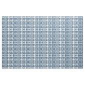 Niedlich Frosty Blue Snowman Wasserfarbmuster Stoff (Yard (91,4 cm))
