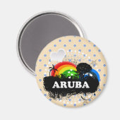 Niedlich Frucht Aruba Magnet (Vorderseite/Rückseite)