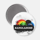 Niedlich Frucht Bangladesch Magnet (Vorderseite/Rückseite)