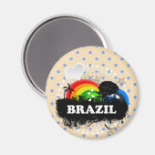 Niedlich Frucht Brasilien Magnet (Vorderseite/Rückseite)