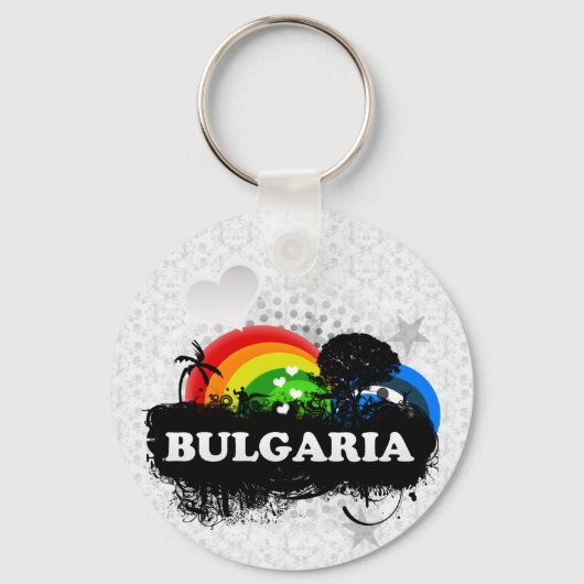 Niedlich Frucht Bulgarien Schlüsselanhänger (Vorderseite)