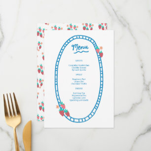 Niedlich Frucht CUSTOM Bridal Babydusche Brautpart Menükarte