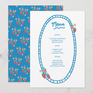 Niedlich Frucht CUSTOM Bridal Babydusche Brautpart Menükarte