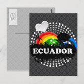 Niedlich Frucht Ecuador Postkarte (Vorne/Hinten)