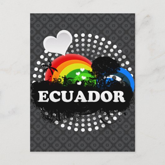 Niedlich Frucht Ecuador Postkarte (Vorderseite)