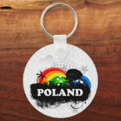 Niedlich Frucht Polen Schlüsselanhänger (Vorderseite)