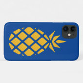 Niedlich Fruchtig Orange & Blaue Ananas Case-Mate iPhone Hülle (Rückseite (Horizontal))