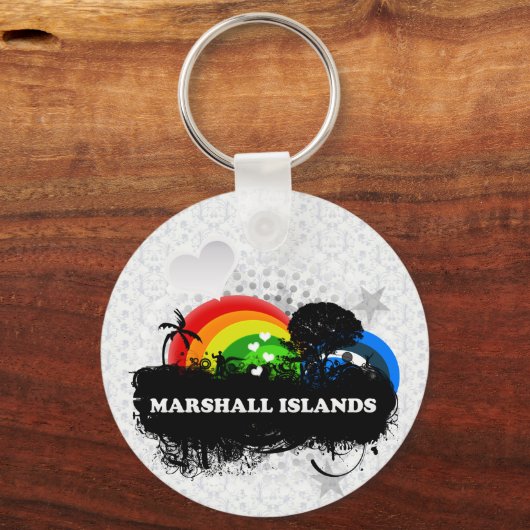 Niedlich Fruchtmarshallinseln Schlüsselanhänger (Vorderseite)