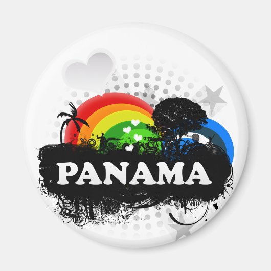 Niedlich Fruchtpanama Magnet (Vorne)