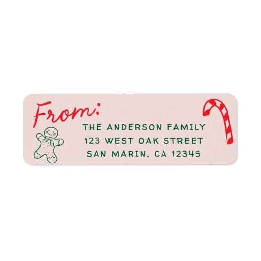 Niedlich Fun Doodles Weihnachtsfeiertag Rücksendea (Vorne)