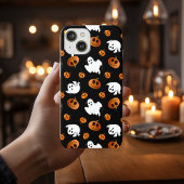 Niedlich Fun Halloween Ghost Pumpkin-Muster iPhone Hülle