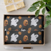 Niedlich Fun Halloween Ghost Pumpkin-Muster Seidenpapier (Geschenk)