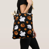 Niedlich Fun Halloween Ghost Pumpkin-Muster Tasche (Von Nahem)
