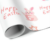 Niedlich & Fun Pastel Bunny & Ostereier Geschenkpapier (Rolleneckpunkt)
