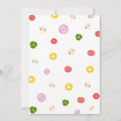 Niedlich Fun Pizza Party Kindergeburtstag Einladung (Rückseite)