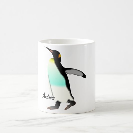 Niedlich Fun Proud Kaiser Pinguin Personalisiert Kaffeetasse (Mittel)