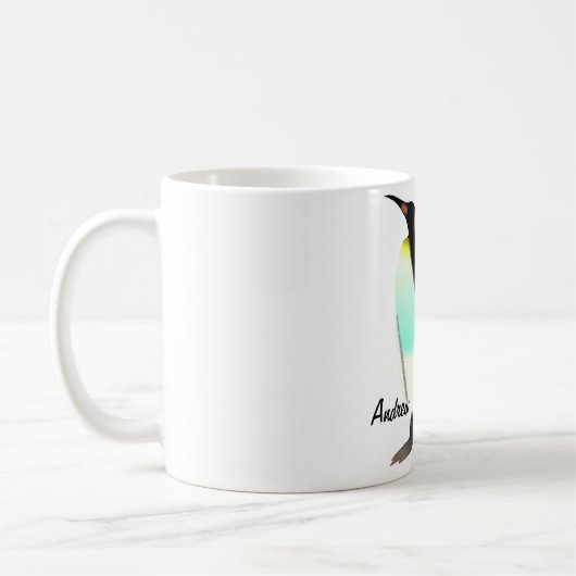 Niedlich Fun Proud Kaiser Pinguin Personalisiert Kaffeetasse (Links)