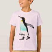 Niedlich Fun Proud Kaiser Pinguin Personalisiert T-Shirt (Vorderseite)