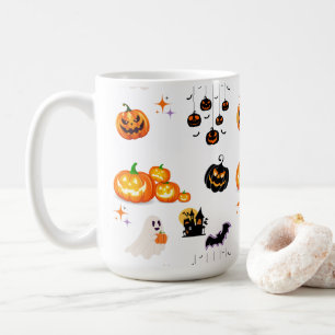Niedlich Fun Pumpkin Hexenkessel Halloween-Party Kaffeetasse