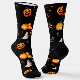 Niedlich Fun Pumpkin Hexenkessel Halloween-Party Socken