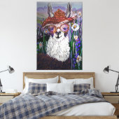 Niedlich Funny Alpaca, Behalt Dein Cooles Leinwanddruck (Insitu (Schlafzimmer))