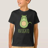 Niedlich Funny Avocado Cat Avogato Cinco De Mayo G T-Shirt (Vorderseite)