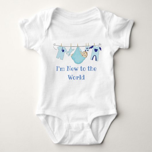Niedlich Funny Baby Jersey Bodysuit W/ Sprichwort Baby Strampler (Vorderseite)