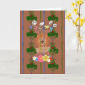 Niedlich Funny Baby Lion King: Hakuna Matata Desig Karte (Gelbe Blume)