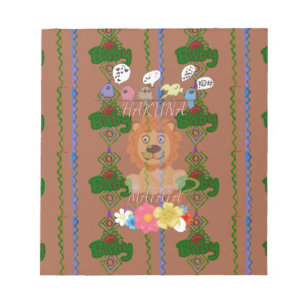 Niedlich Funny Baby Lion King: Hakuna Matata Desig Notizblock