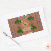 Niedlich Funny Baby Lion King: Hakuna Matata Desig Rechteckiger Aufkleber (Umschlag)