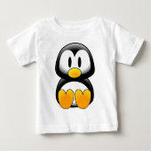 Niedlich Funny Baby Penguin Baby T-shirt (Vorderseite)